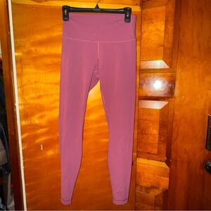 Lululemon Pink High-Waisted Leggings